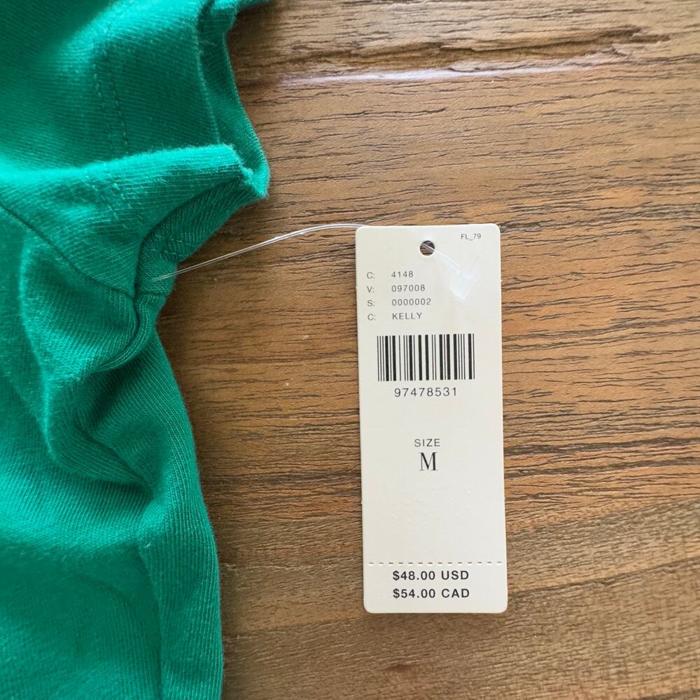 Maeve (Anthropologie) V-Neck Short-Sleeve Tee - Size M - Picture 3 of 8